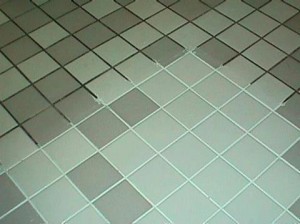 picture of clean grout lines vs dirty